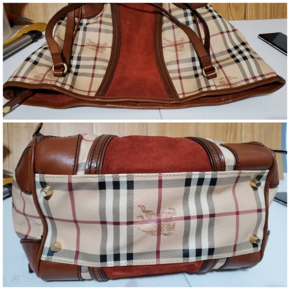 Burberry Canterbury Haymarket Tote - Picture 5 of 10